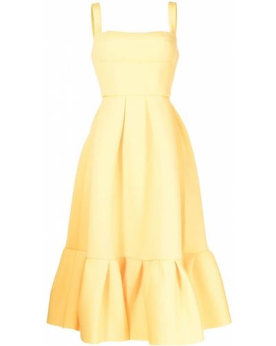 Коктейлна рокля без ръкави Rachel Gilbert жълто