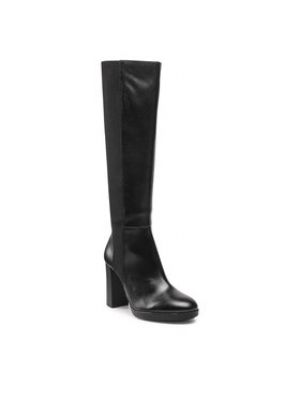 Geox Kozačky D Annya Pl.90 G D16PXG 00085 C9999 Černá