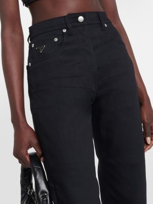 Straight leg jeans Prada nero