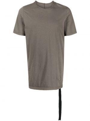 T-shirt con scollo tondo Rick Owens Drkshdw marrone