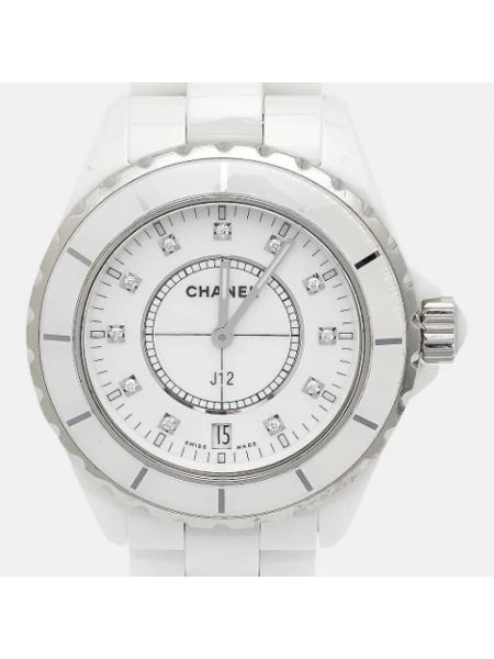 Relojes de acero inoxidable Chanel Vintage blanco