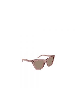 Okulary przeciwsłoneczne Saint Laurent różowe