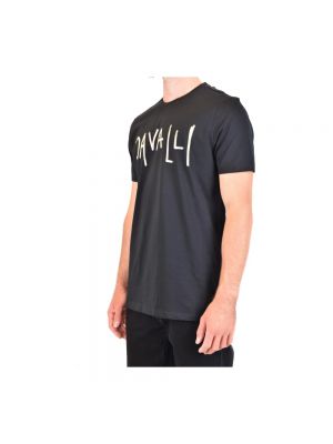 Camiseta manga corta Roberto Cavalli negro