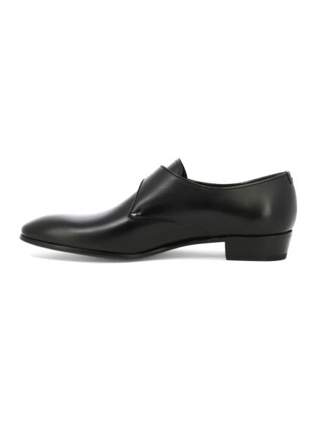 Zapatos monk de cuero Lardini negro