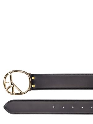 Cinturón de cuero con hebilla Needles negro