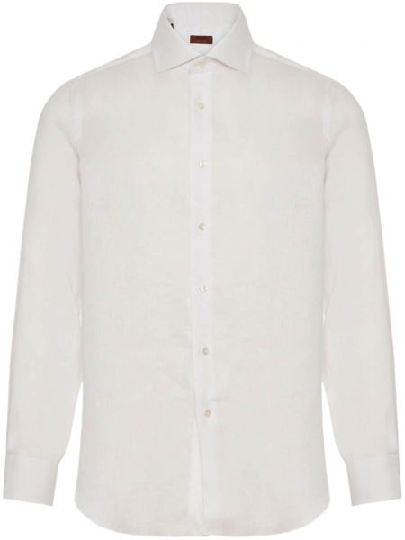 Lininė marškiniai Barba balta