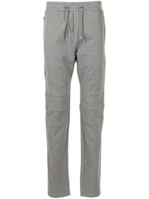 Pantalones de chándal con estampado Balmain gris