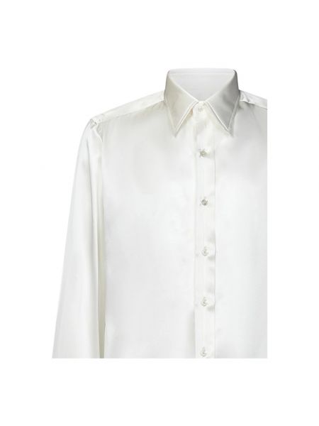 Camisa de seda Tom Ford blanco