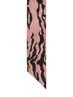 Pañuelo de seda con estampado Zimmermann rosa