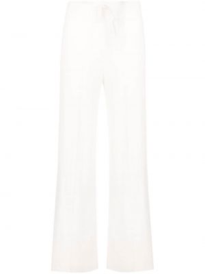Relaxed кашмирени панталон N.peal бяло