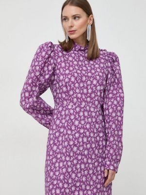 Хлопковое платье Custommade фиолетовое
