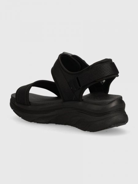 Sandale cu platformă Skechers negru