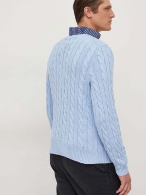 Pamut pulóver Polo Ralph Lauren kék