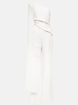 Ασύμμετρη ολόσωμη φόρμα Roland Mouret λευκό