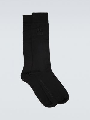 Шелковые носки Givenchy черные