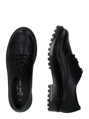 Ниски обувки с връзки New Look черно