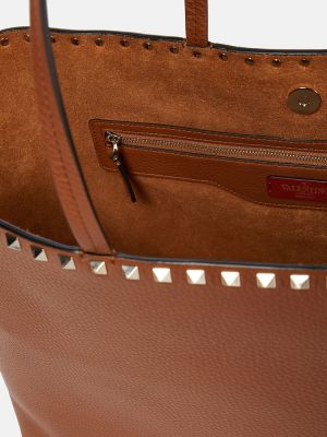 Kožená nákupná taška Valentino Garavani