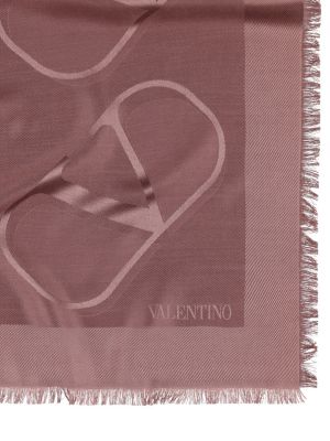 Șal de lână de mătase din jacard Valentino Garavani