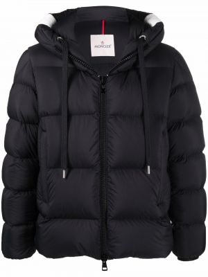 Hette lang jakke Moncler svart