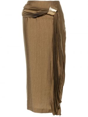 Drapovaný puzdrová sukňa Cult Gaia