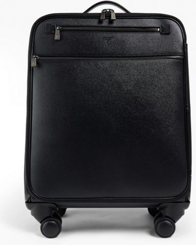 Шкіряний чемодан Serapian, чорний