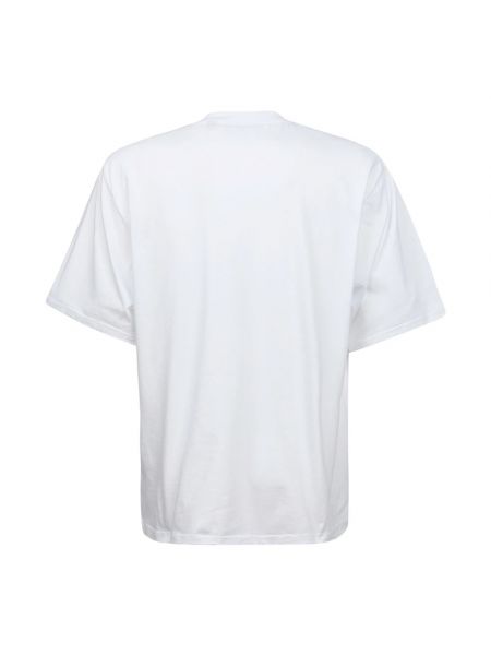 Koszulka z nadrukiem oversize Gcds biała