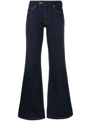 Relaxed fit flare jeans A.p.c. blå