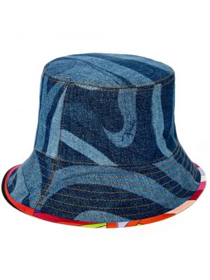 Mütze aus baumwoll Pucci blau