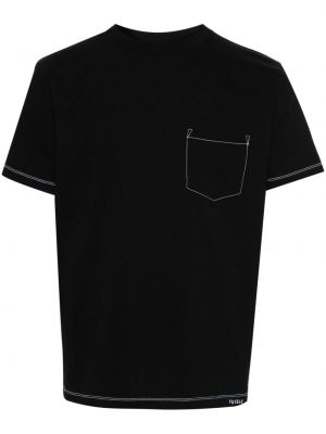 T-shirt en coton Fursac noir