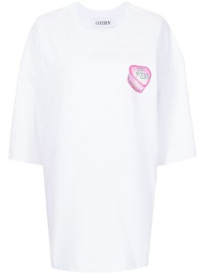 Camiseta con estampado oversized Goodboy blanco
