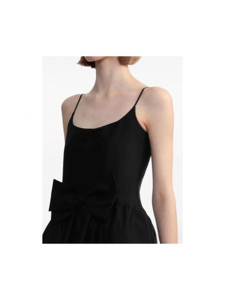Mini vestido con lazo Shushu/tong negro