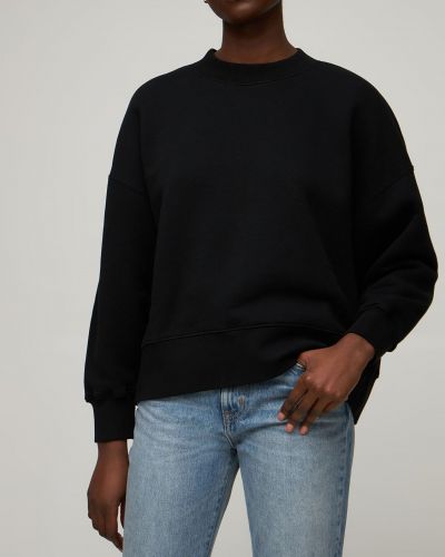 Jersey de algodón de tela jersey Palm Angels negro