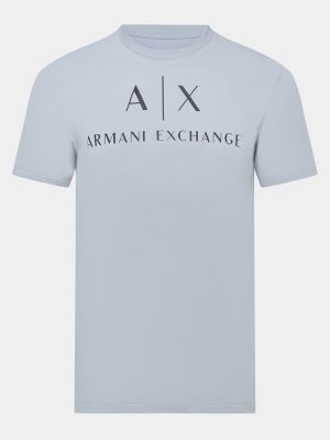 Футболка Armani Exchange голубая