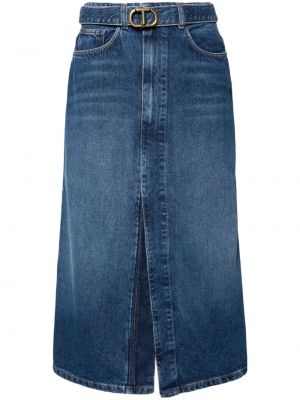 Džínová sukně Twinset modré