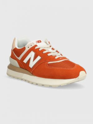 Sneakersy New Balance 574 pomarańczowe