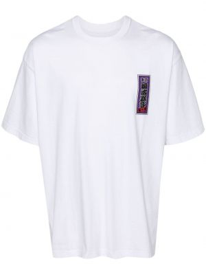 Kokvilnas t-krekls ar apdruku Neighborhood balts