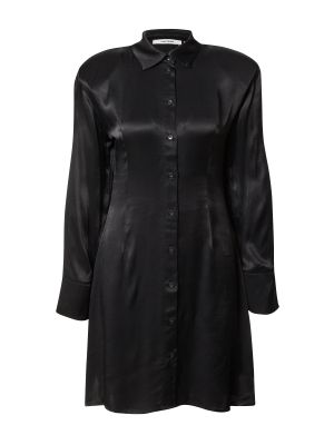 Košeľové šaty Oval Square čierna