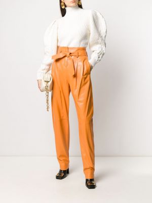 Pantalones de cintura alta Wandering naranja