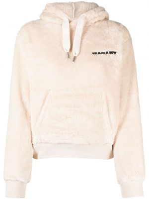 Fleece hoodie mit stickerei Marant Etoile