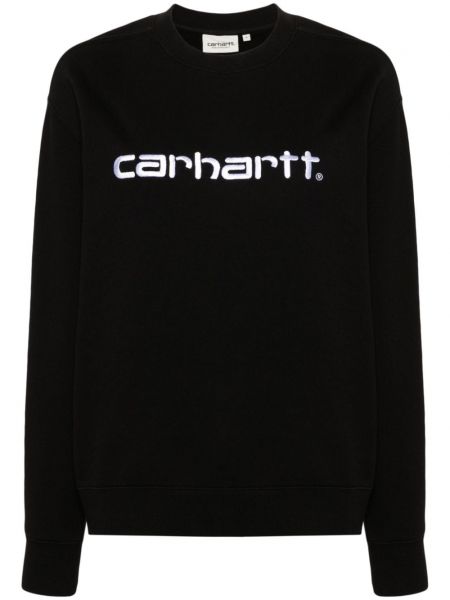 Broderet sweatshirt Carhartt Wip sort