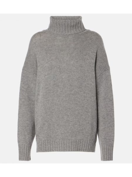 Cashmere ull turtleneck Jardin Des Orangers grå