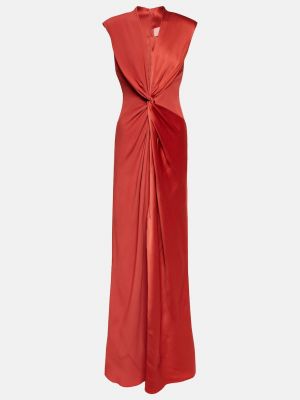 Длинное платье Max Mara красное