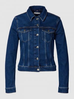 Kurtka jeansowa bawełniana Tommy Hilfiger niebieska