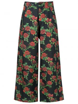 Culotte hlače s cvjetnim printom Amir Slama