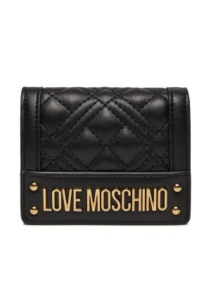 Szív mintás pénztárca Love Moschino fekete