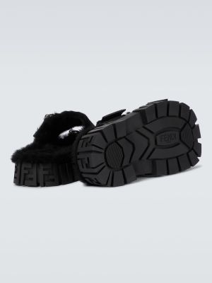 Sandále Fendi čierna