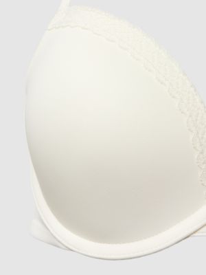 Biustonosz koronkowy Esprit biały