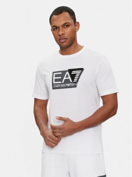 Тениска Ea7 Emporio Armani бяло