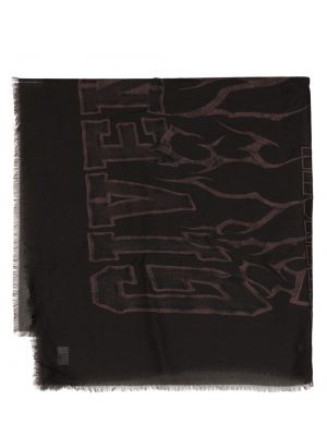 Кашмирен шал с принт от модал Givenchy кафяво