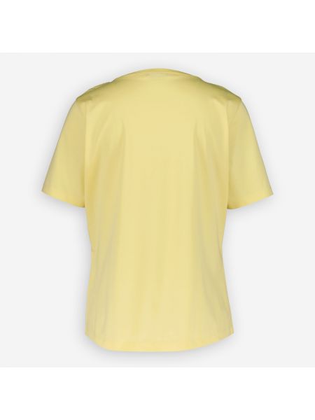Однотонная футболка Soluzione желтая